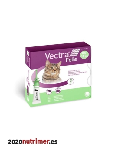 VECTRA GATOS 423 MG/42.3 MG 3 PIPETAS SOLUCION SPOT ON| Antiparasitarios