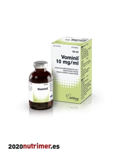 VOMINIL 10mg/ml S.I. PERROS y
 GATOS 25ml| Antihemético