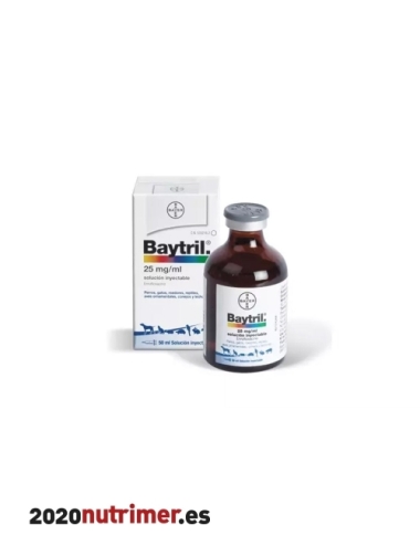 BAYTRIL 25MG/ML SOL. INY (50 ml)| Antibacteriano