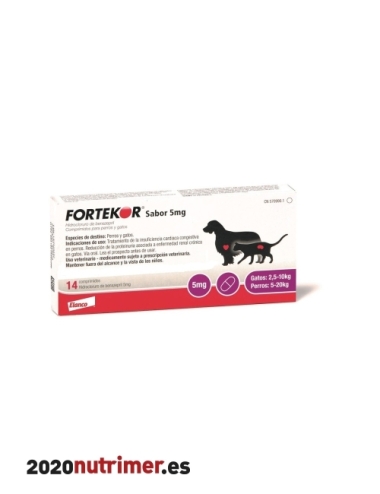 FORTEKOR SABOR 5 MG 14 comp| Otros medicamentos