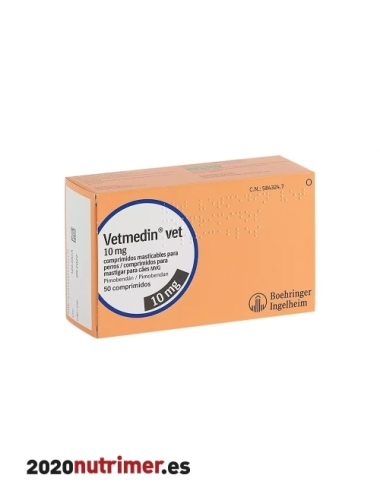 VETMEDIN Vet 10 mg 50 comp Plt| Otros medicamentos