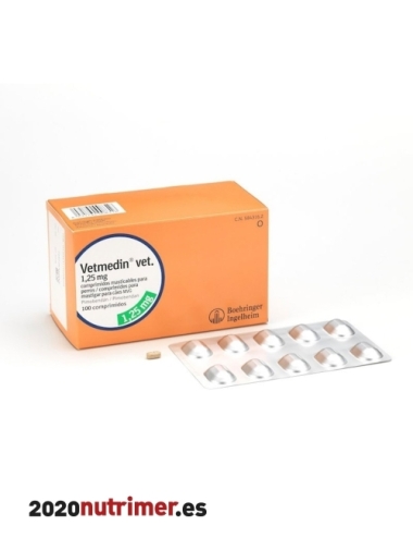 VETMEDIN Vet 125 Mg 100 Comp Plt| Otros medicamentos