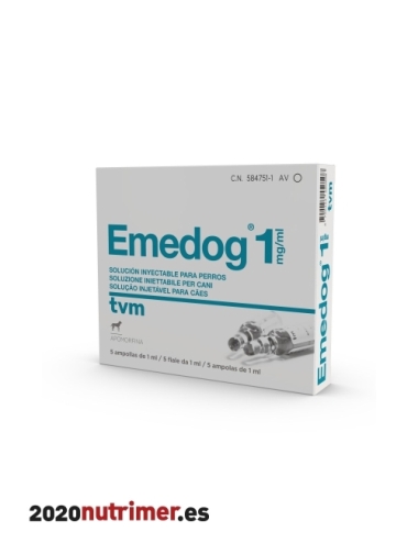 EMEDOG 1 mgml iny 5x1 ml| Anestésicos