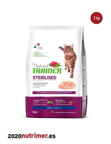 Sterilized Carne Blanca | Alimentación Gato | Natural Trainer