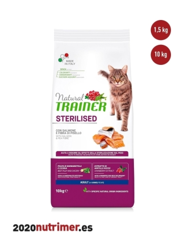 Sterilized Salmón | Alimentación Gato | Natural Trainer