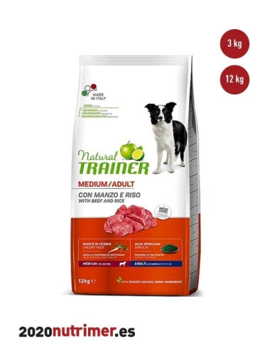 Medium Adult Buey | Alimentación Perro | Natural Trainer