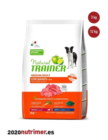 Medium Adult Buey | Alimentación Perro | Natural Trainer