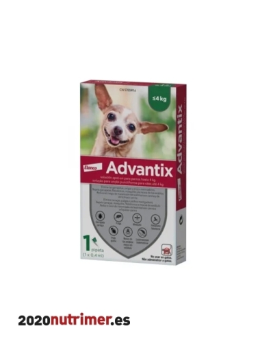 ADVANTIX 0-4Kg 4 pip |  Antiparasitarios