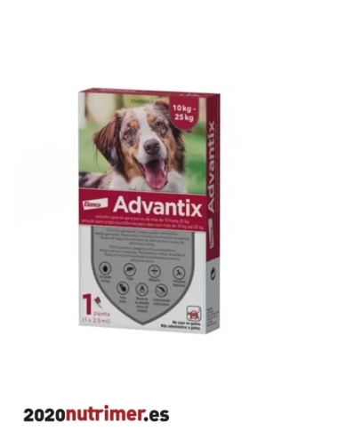 ADVANTIX 10-25Kg 1 pip |  Antiparasitarios