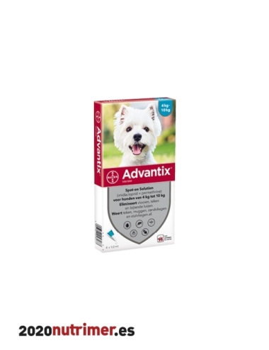 ADVANTIX 4-10Kg 6 pip |  Antiparasitarios