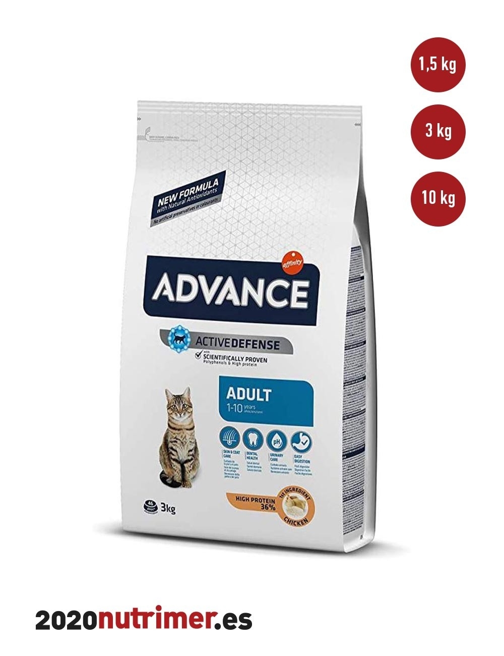 Adult Chicken&Rize | Alimentación Gatos | Advance Affinity