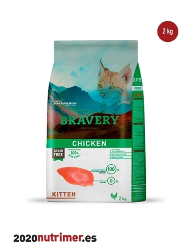 Kitten Chicken | Alimentación Gato | Bravery