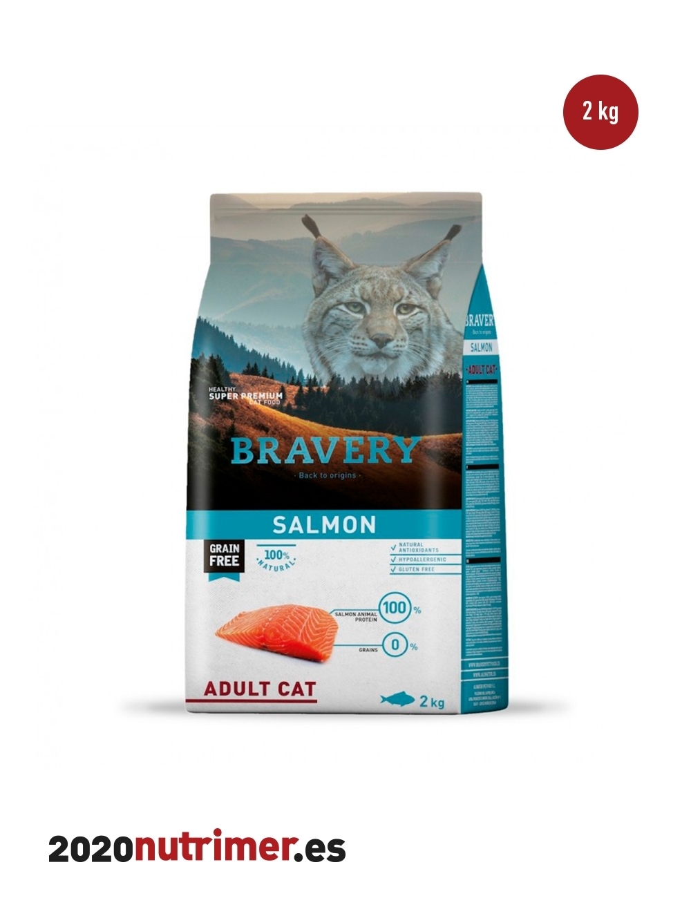 Salmon Adult | Alimentación Gato | Bravery