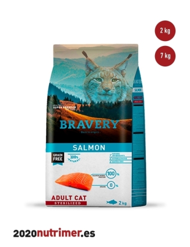 Salmon Adult Sterilized | Alimentación Gato | Bravery