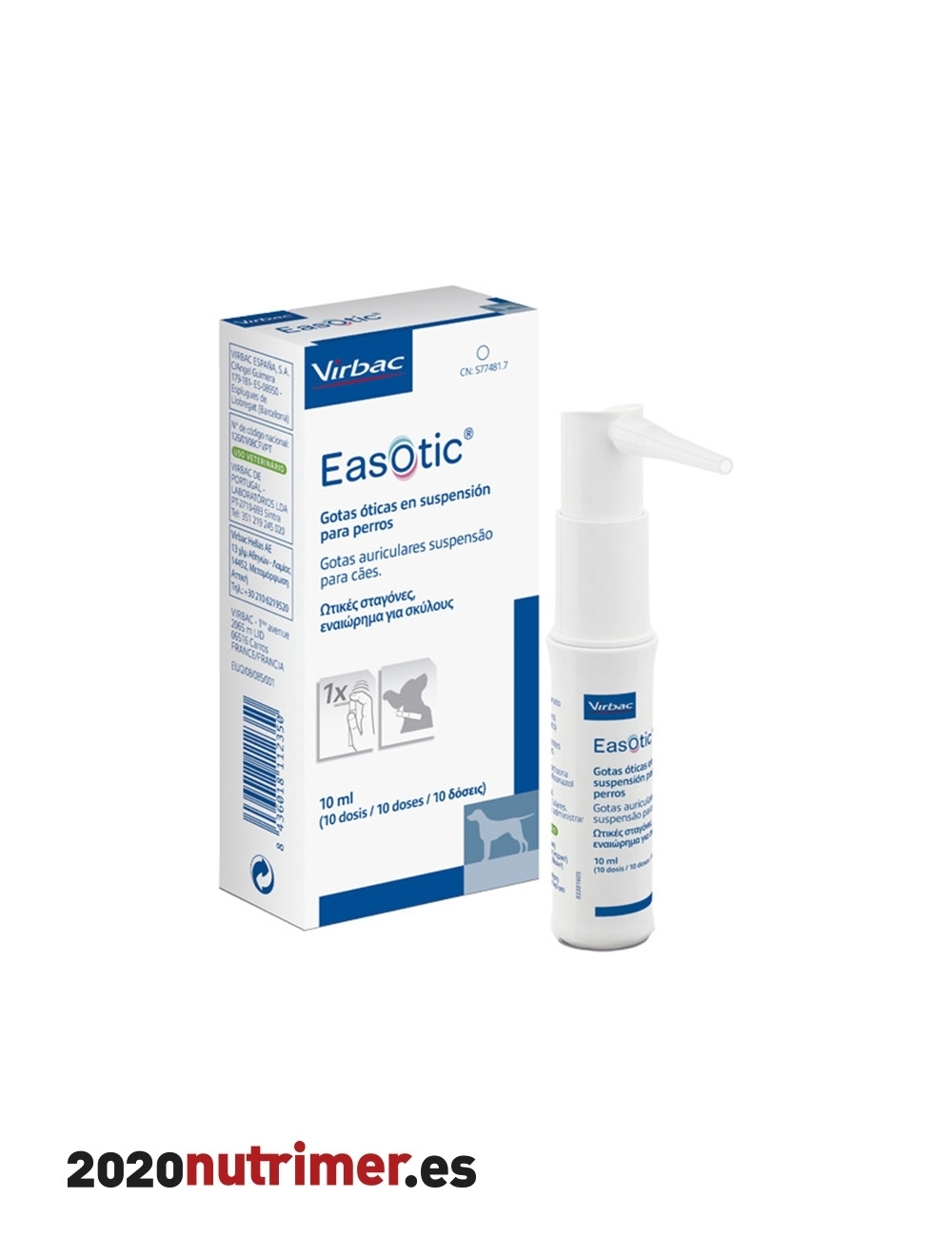 EASOTIC VIRBAC 10 ml |  Oticos