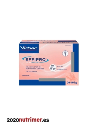 EFFIPRO 20 - 40 KG 1 pipeta |  Antiparasitarios