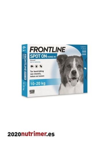 FRONT LINE SPOT ON Perros 10-20Kg 6 pip |  Antiparasitarios