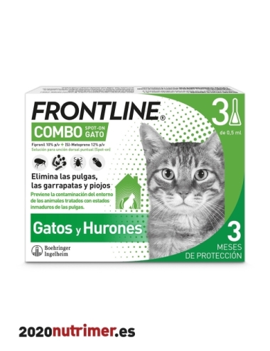 FRONTLINE Combo Gato 3 pip |  Antiparasitarios