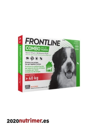 FRONTLINE Combo Perro  40 Kg 6 pip |  Antiparasitarios