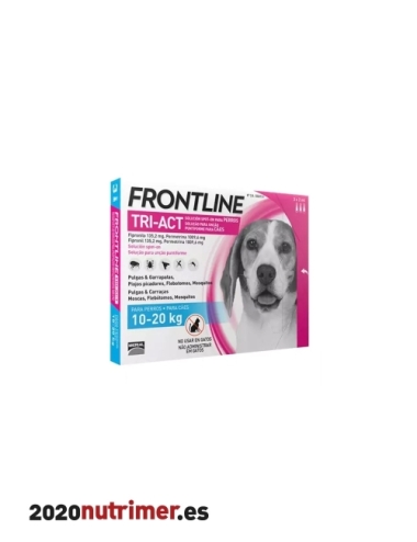 FRONTLINE TRI-ACT 10-20 KG 3PIP |  Antiparasitarios