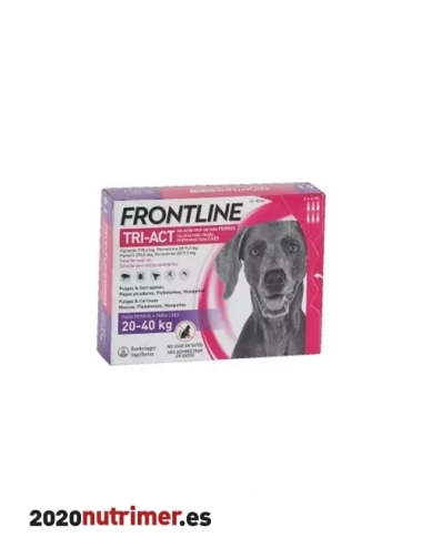 FRONTLINE TRI-ACT 20-40KG 6 PIP |  Antiparasitarios