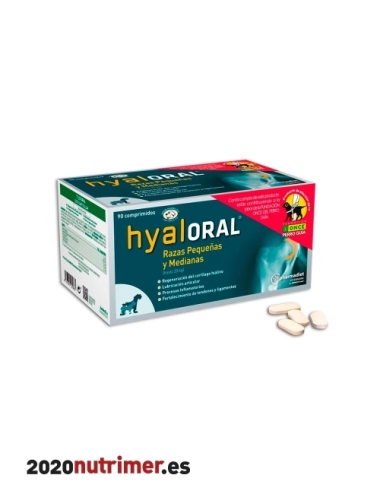 HYALORAL razas pequeñas y med- 90 comp |  Otros medicamentos