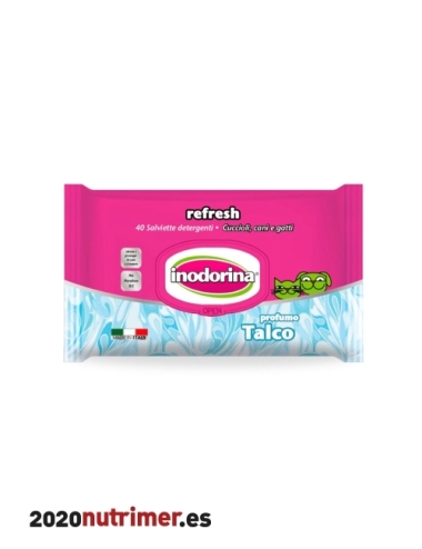 INODORINA TOALLITAS REFRESH TALCO 40 UND |  Dermatologia