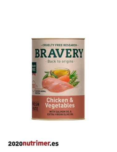 Bravery Chicken & Vegetables | Comida Húmeda | Bravery Dog | Nutrimer