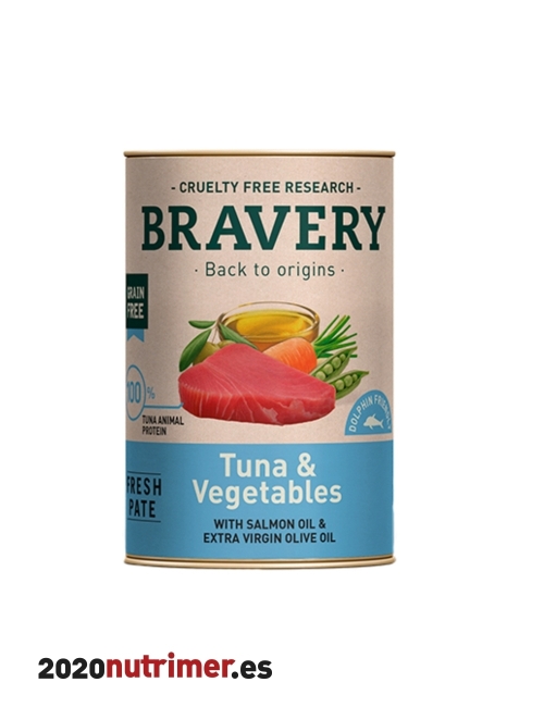 Bravery Tuna & Vegetables | Comida Húmeda | Bravery Dog | Nutrimer