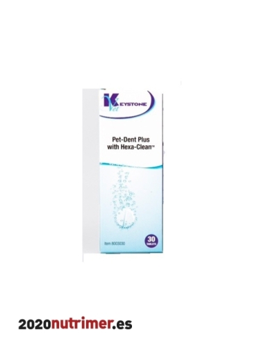 PET DENT PLUS Hexaclean 30 Tabs |  Higiene dental