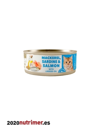 AMITY MACKEREL SARDINE&SALMON ADULT CAT WET FOOD | Amity | Nutrimer