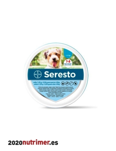 SERESTO 125g056g PERRO -8Kg |  Antiparasitarios