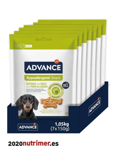 ADVANCE SNACKS HYPO (7 x 150 GR) | Perros | 2020Nutrimer