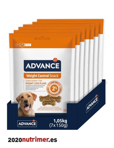 ADVANCE SNACKS APETTITE CONTROL 7x150 GR | Perros | 2020Nutrimer