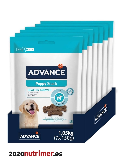 ADVANCE SNACKS PUPPY TREAT 7x150 GR | Perros | 2020Nutrimer