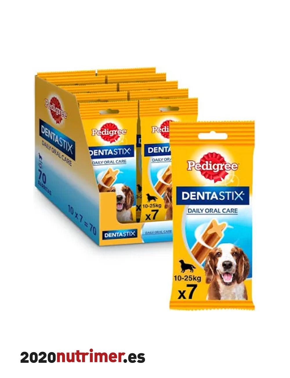 DENTASTIX Caja Mediano (10Ud x 180Gr) | Snacks Perros