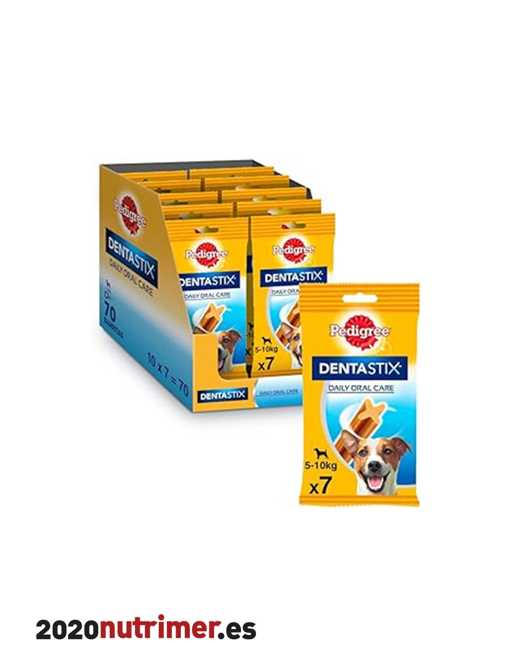 DENTASTIX Caja Pequeño (10Ud x 110Gr) | Snacks Perros