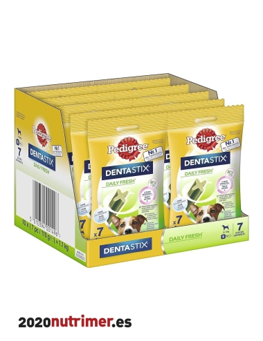 DENTASTIX FRESH Caja Pequeño (10Ud x 110 Gr) | Snacks Perros