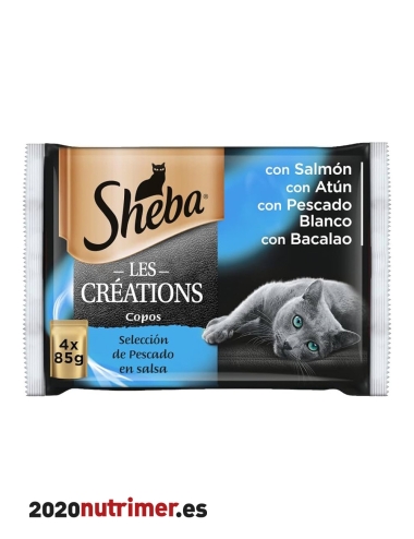 Sheba SALSA PESCADO 13x4x85g | Comida Húmeda |Sheba| Nutrimer