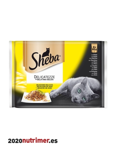 Sheba GELATINA AVES 13x4x85g | Comida Húmeda |Sheba| Nutrimer