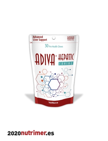 ADIVA Hepatic Canine 30Ch |  Nutricional