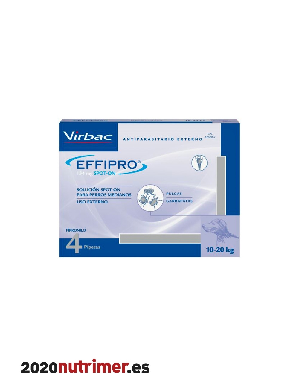 EFFIPRO 10 - 20 KG 1 pipeta |  Antiparasitarios