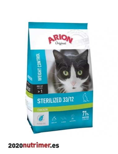 ARION ORIGINAL CAT STERILIZED chickened  7.5 KG | Gatos | Nutrimer