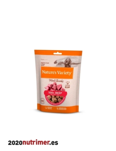 NAT VAR DOG TOPPER CHUNKS BEEF (6X50 GR) | Perros Snacks