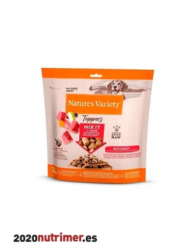 NAT VAR DOG TOPPERS BEEF (7X120 GR) | Perros Snacks