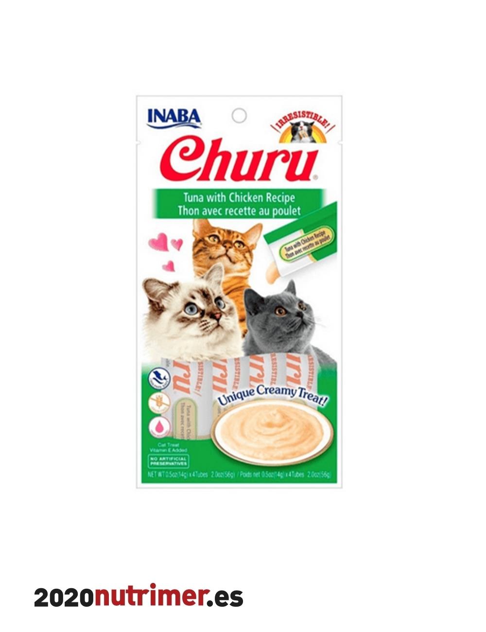 CHURU CAT RCT ATUN CON POLLO (12X56 GR) | Snacks Gatos