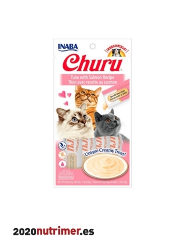 CHURU CAT RCT ATUN CON SALMON (12X56 GR) | Snacks Gatos