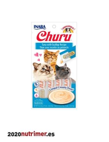 CHURU CAT RCT ATUN CON VIEIRA (12X56 GR) | Snacks Gatos