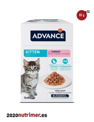 Wet Kitten Turkey | Alimentación Gatos | Advance Affinity