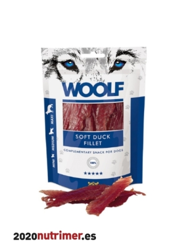 Woolf Filete Tierno de Pato 100gr | Snacks Perros